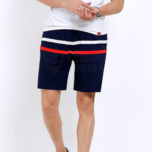 กางเกงขาสั้นลำลองผู้ชายคุณภาพสูง ระบายอากาศได้ดี แห้งเร็ว ผลิตจากโพลีเอสเตอร์/คอตตอน เหมาะสำหรับการออกกำลังกาย - Product Image 4