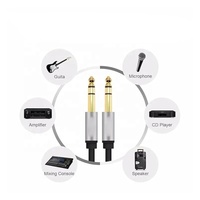 Câble audio TRRS enroulable de haute qualité de 1,8 m pour moniteur de voiture, projecteur, ordinateur, gaine en PVC, blindage combiné