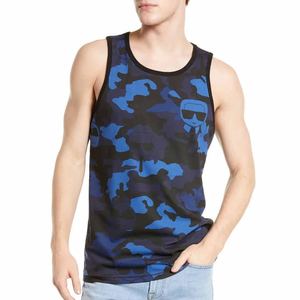 Débardeurs respirants grande taille pour hommes fabriqués en usine sur mesure avec un tissu doux et confortable pour un usage décontracté par sublimation et en vrac - Product Image 1