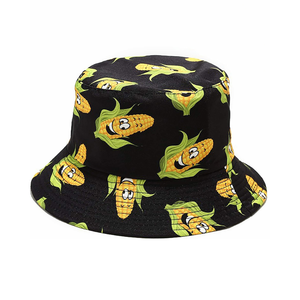 หมวกบักเก็ตผ้าฝ้ายพับได้น้ำหนักเบาหมวกฤดูร้อนออกแบบได้ตามต้องการ - Product Image 3