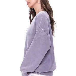 Vente directe d'usine Vêtements pour femmes respirants Sweat-shirt de grande taille Bas quantité minimale de commande Meilleur prix Sweat-shirt pour femmes - Product Image 4