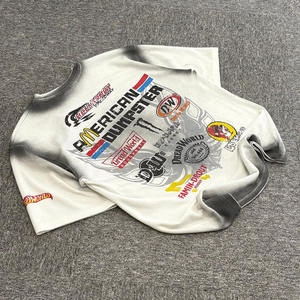 Camiseta Personalizada para Hombre, Corte Regular, Diseño Sólido, Bordado/Serigrafía/Impresión 3D, Tejido Waffle, 100% Algodón Orgánico, Cuello Redondo, Manga Corta - Product Image 3