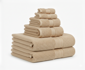 Toallas de Algodón Ecológicas Altamente Absorbentes, Juego de Toallas de Baño de Felpa Suave de Grado Profesional para Uso en el Hogar, Hoteles y Spas - Product Image 2
