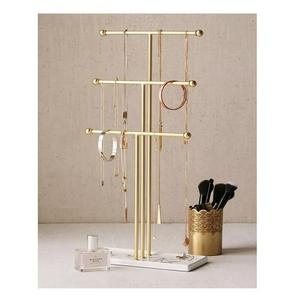 Expositor de Joyería de Diseño Estándar, Color Oro Rosa, 3 Niveles, Hierro, Buena Calidad, Tamaño Personalizado - Product Image 2