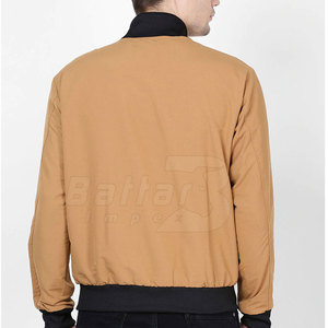 Nueva llegada chaqueta de bombardero de color personalizado para los hombres ropa de invierno chaqueta de bombardero para la venta en línea - Product Image 2