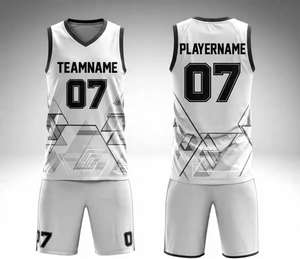 ชุดบาสเก็ตบอลคุณภาพสูงสั่งทำได้ตามต้องการ ราคาโรงงาน ผลิตจากโพลีเอสเตอร์ 100% ระบายอากาศได้ดี สำหรับผู้ชาย - Product Image 6