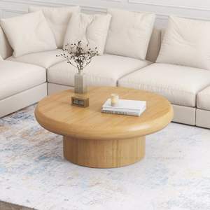 Table basse en bois, parfaite pour les thèmes d'intérieur minimalistes, offrant des lignes nettes, une finition naturelle et une résistance en bois durable - Product Image 4