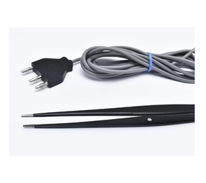 Pinces chirurgicales monopôlaire Potts Smith droites, interrupteur manuel, noires, antiadhésives, avec câble pour chirurgie et hémostase - Product Image 2