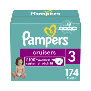 ผ้าอ้อมเด็ก Pampers Cruiser ขนาด3, 84จำนวนผ้าอ้อมเด็กแบบใช้แล้วทิ้ง - Product Image 1