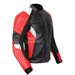 แจ็กเก็ตหนังสำหรับผู้ชายเสื้อแจ็กเก็ตมอเตอร์ไซด์ระบายอากาศได้ดีสำหรับฤดูหนาว - Product Image 5