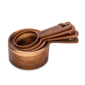 Modern Design Wooden Scoop <b>Measuring</b> Spoons and <b>Cups</b> for Coffee Kitchen Utensils for Home Usage - Product Image 3