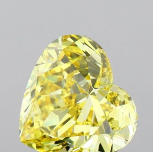 OEM al por mayor 1.5cts Premium en forma de corazón amarillo laboratorio cultivado diamantes excelente corte IGI certificado para colgante/Collar joyería - Product Image 2