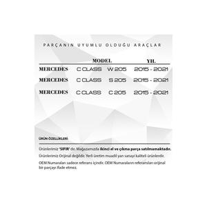 แผ่นปิดแร็คหลังคาสำหรับรถเบนซ์รุ่น C W205 C205 S205 4ชิ้น - Product Image 2