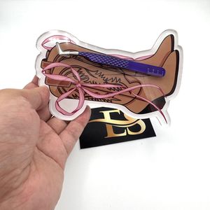 Cowboy Boots Acrylic <b>Magnetic</b> Lash <b>Tiles</b> for Eyelash Extension Tweezer Private Label Sustainable Eyelash tweezers <b>Tile</b> - Product Image 2