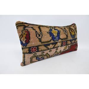 Multicolor Bohemian Kilim <b>Bolster</b> <b>Pillow</b> 12x24 Inch Luxury Wool Cushion Woven Vintage Print Rectangle Non-Slip Eco-Friendly - Product Image 3