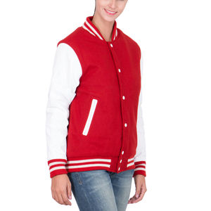 Elegante nueva llegada famosa moda invierno desgaste mujeres Varsity chaquetas Top Trending alta calidad Universidad chaqueta de béisbol - Product Image 3