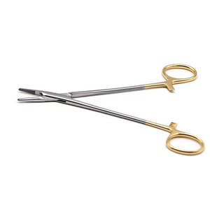 Pince porte-aiguilles, pince à moustiques, instrument chirurgical dentaire en or, 14 cm - Product Image 3