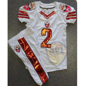 Uniformes de fútbol profesionales personalizados, camiseta de fútbol americano reversible, venta al por mayor - Product Image 5