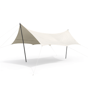 Toldo de camping Off White Butterfly Sun Shelter con postes de acero 550 x 450 x 260 cm - Product Image 2
