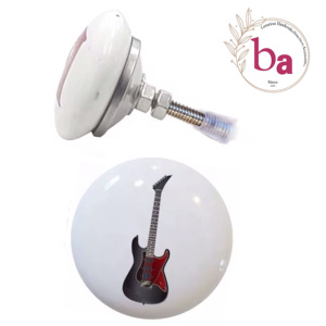 Beaux boutons et poignées en céramique modernes pour armoires à tiroirs pour enfants pour commode de cuisine chambre à coucher salle de bain salon - Product Image 1