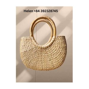 2025 tendance chaude écologique jacinthe d'eau femmes sac à main vente pas cher meilleur prix plage STYLE MINI sac fourre-tout à la mode - Product Image 4