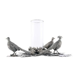 Vajilla portavelas hecho a mano Metal y vidrio hecho a mano T luz vela linterna con votivo de vidrio para decoración de centro de mesa - Product Image 3