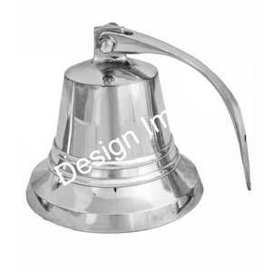 กระดิ่งชุบนิกเกิลเชือกแขวนสีขาวกระดิ่งเรือไททานิคทำจากทองเหลือง - Product Image 4