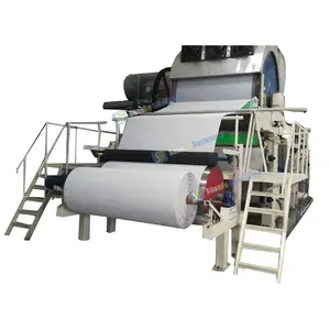 小型企业造纸厂制造机巨型卷筒薄纸制造机