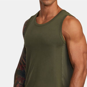 Meilleure qualité hommes Gym débardeur personnalisable Logo personnalisé respirant coton matériel solide tricoté à capuche Sport écran - Product Image 5