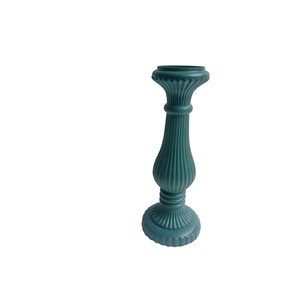 เชิงเทียนไม้ทรงสูงสไตล์วินเทจเชิงเทียนแบบเสาไม้ตกแต่งทำจากไม้ประเภทไม้พร้อมโคมไฟและขวดโหลใส่เทียน - Product Image 1