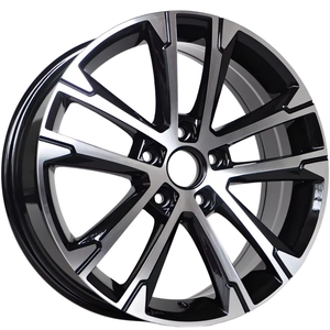 New 17 Inch Flow <b>Forming</b> Forged Alloy Wheels 5x112 PCD Double Five Spoke Lightweight Black Finish for - Product Image 1