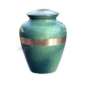 Premium Handcrafted Brass Cremation Urn for Human Ashes Eco-Friendly Memorial Urn Decorative Band Removable Top for Tabletop. - Product Image 6