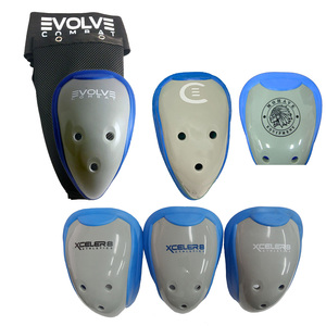Protège-aisselles pour femmes, protection contre les chocs ABS, bleu gris, protections inguinales toutes saisons - Product Image 6