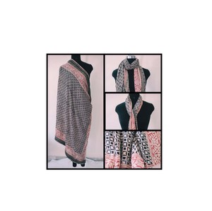 Paréo en coton fait à la main, paréo respirant à base de plantes naturelles - Product Image 2