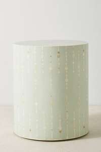 Nouveau design tabouret en incrustation d'os/tambour d'incrustation de vadrouille de table pour forme ronde polie à la main pour chambre jardin bureau maison hôtel d'Inde - Product Image 3