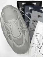 Embout de chaussure en TPU OEM d'usine, embout gaufré à chaud pour baskets, pièces supérieures résistantes à l'usure pour la fabrication de chaussures