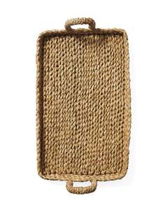 Nouveaux plateaux de service en osier faits à la main en osier tebasi plateaux de service ronds outils rotin forme ovale rotin tissé plateau de décor de service - Product Image 4