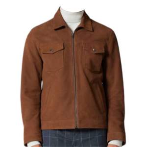 Chaqueta de piel sintética para hombre con logotipo personalizado de OEM y ODM, chaquetas de piel sintética para hombre de alta calidad, chaqueta de piel personalizada a la moda para hombre - Product Image 3