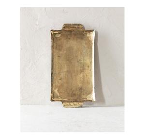 Plateau décoratif en métal aluminium, design luxueux, plateau de table, plateau de service moderne pour la maison, cadeau et décoration intérieure - Product Image 1