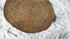 SEEGRASS BRAIDED <b>Round</b> <b>PLACEMATS</b>-Anti-Bacteria Anti-Slip Eco-Friendly Floral Modern Design for Home Banquet Hotel & Party Use - Product Image 3