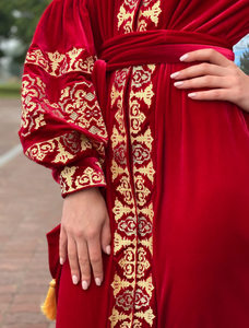 Vestido bordado de Ucrania floral bordado al por mayor de Ucrania para las mujeres - Product Image 6