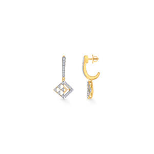 Pendientes de Aro con Perlas y Flores Vintage para Mujer - Estilo Religioso Clásico de Aleación de Zinc y Latón - Product Image 3