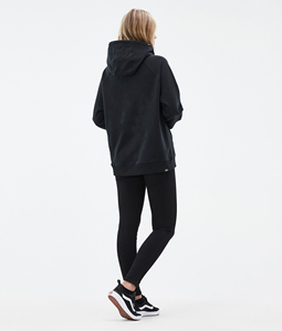 Sweat-shirt ample et surdimensionné pour femme, style hiver, épaules tombantes, style streetwear léger, imprimé logo sur le devant, service OEM - Product Image 6