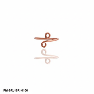 Bracelet ouvert en laiton minimaliste fait à la main, fil en spirale réglable, bracelet moderne artisanal, cadeau pour elle - Product Image 1