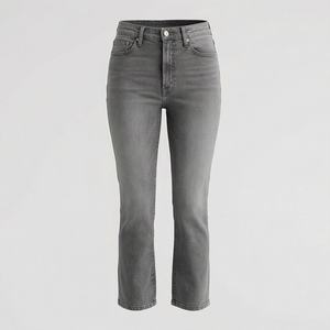 <b>Women's</b> Slim Fit Distressed Denim Pants Customized Color Flared Bootcut Streetwear <b>Jeans</b> Breathable Vintage Stretchy Waist - Product Image 1