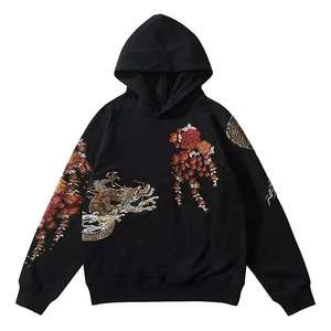 Fabricante de ropa de hombre de calidad especial-Sudaderas con capucha grueso de algodón con estampado de estilo informal-Nueva Adición - Product Image 4