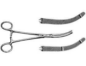 Heaney ชุดคีมผ่าตัดทางนรีเวชสำหรับหลอดเลือดแดงโค้งสแตนเลสทนทานได้รับการรับรอง CE - Product Image 5