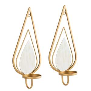 Metal Raindrop Hanging Iron Candle <b>Sconces</b> T-<b>Light</b> Candle Holder for Wall Decor Home - Product Image 6