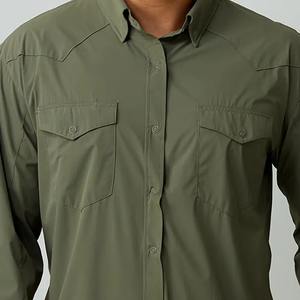 Camisa de Botones para Hombre de Alta Calidad, 100% Algodón Orgánico, Impermeable, UPF 50, Último Diseño, Cómoda, Transpirable, Superventas, Última Tendencia - Product Image 2
