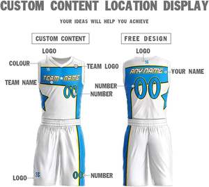 Equipo de baloncesto personalizado desgaste de la sublimación baloncesto Jersey uniforme Set - Product Image 3
